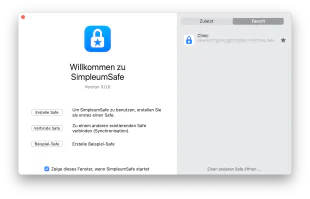 Willkommen in SimpleumSafe – Deutsch