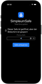Gesperrter Safe – Deutsch