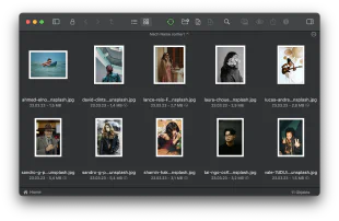 Fotos in der Symbolansicht – Deutsch