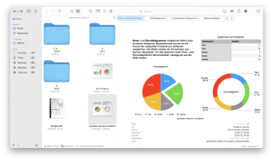 Dateiübersicht von SimpleumSafe 3 auf dem Mac.