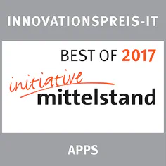 Best of Apps 2017 recognition from the Innovation Prize IT.