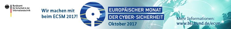 Logo Europäischer Monat der Cyber-Security ECSM 2016