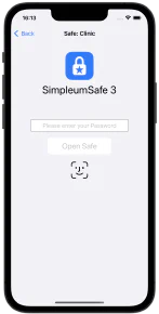 Open a safe with Face ID – English