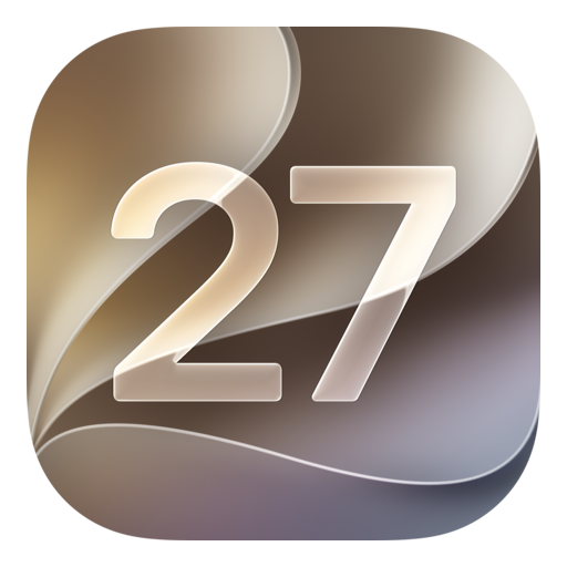 Official iOS 27 version icon representing operating system compatibility in SimpleumSafe 3.9.