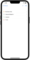 Tag settings in SimpleumSafe 3.1 for iOS.