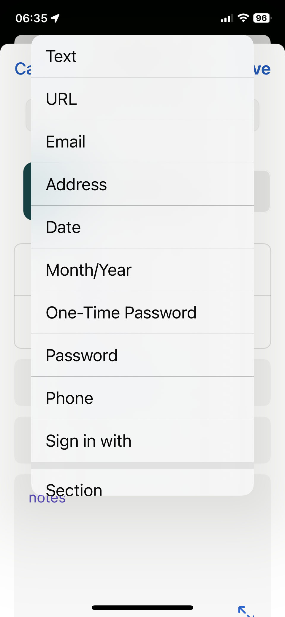 Screenshot: 1password set up 2-factor authentication