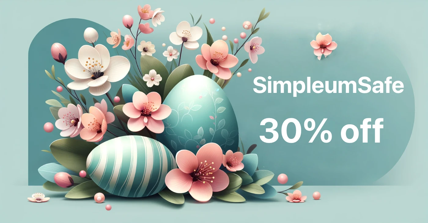 SimpleumSafe Easter discount visual